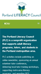 Mobile Screenshot of portlandliteracy.org