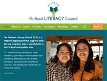 Tablet Screenshot of portlandliteracy.org